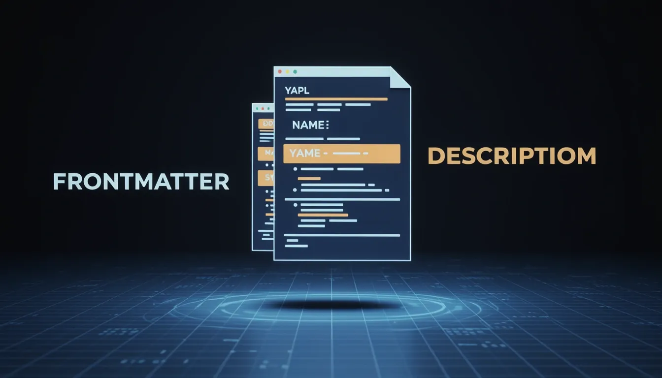 Step 1: Crafting the Frontmatter — Name and Description