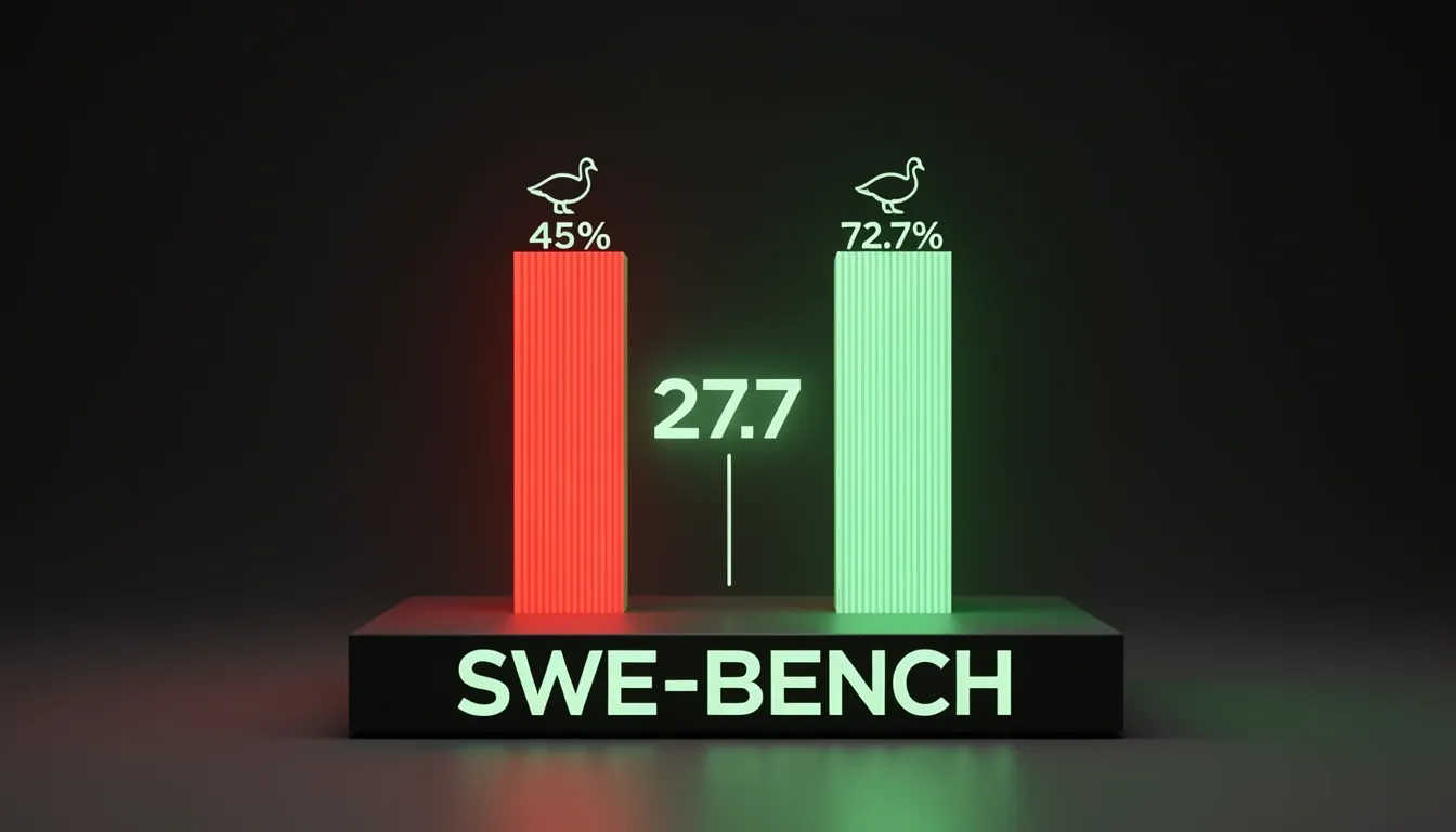 SWE-bench Verified: The 27-Point Performance Gap