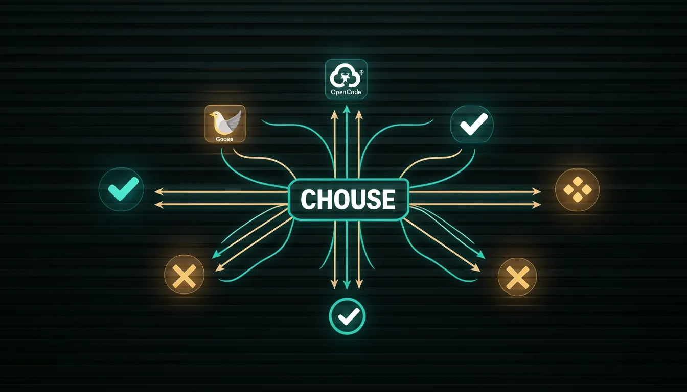 When to Pick Goose Over Claude Code or OpenCode