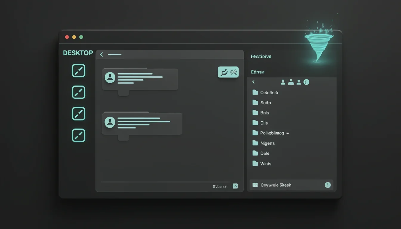 Desktop GUI: Visual Controls and Session Management