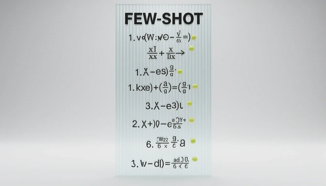 Few-Shot CoT: Mathematical Reasoning with the Tennis Ball Problem