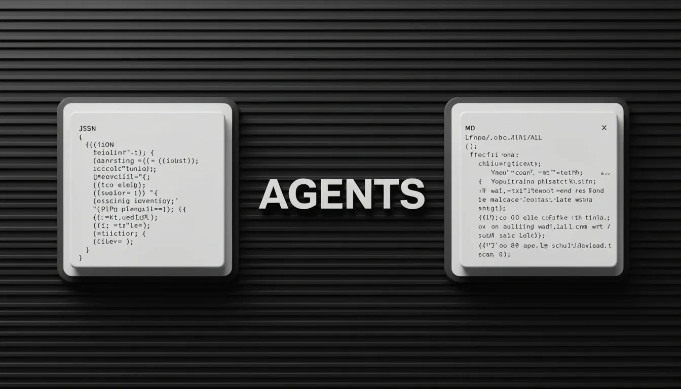 Agent Configuration: JSON vs Markdown Frontmatter