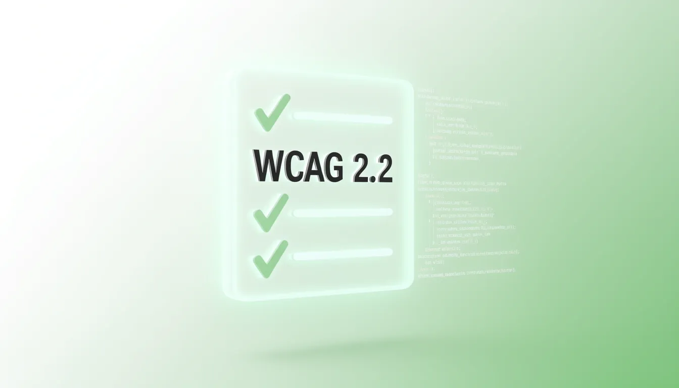 WCAG 2.2 AA: The Six New Criteria You Must Implement Now