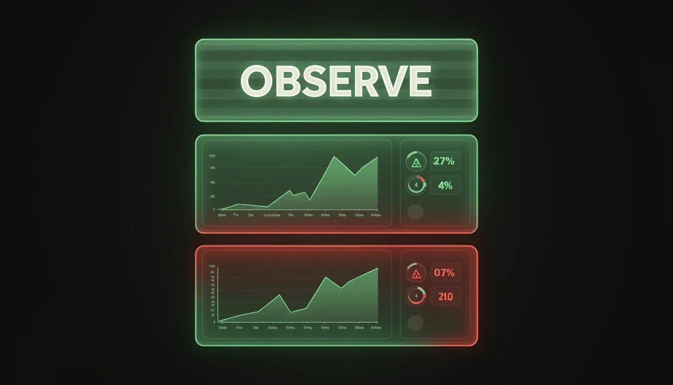 Observability: Three-Phase Monitoring Stack