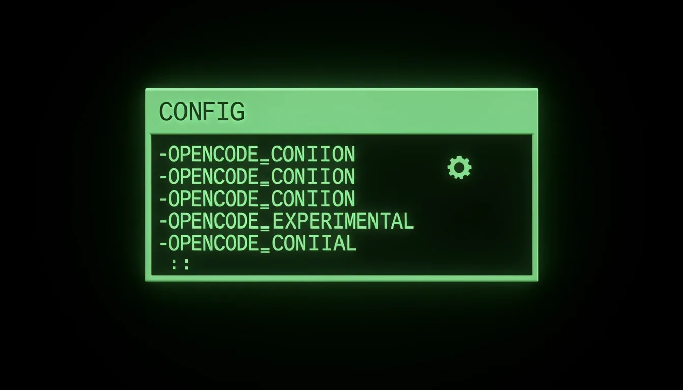 Environment Variables and Global Configuration Flags